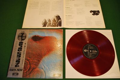 Pink Floyd Meddle Japan LP 1st press 1971 red vinyl OBI Odeon OP 80375