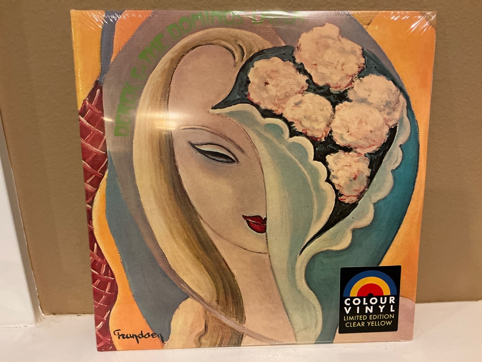 CLAPTON Layla Other Assorted Love Songs Derek   the Dominos YELLOW color vinyl