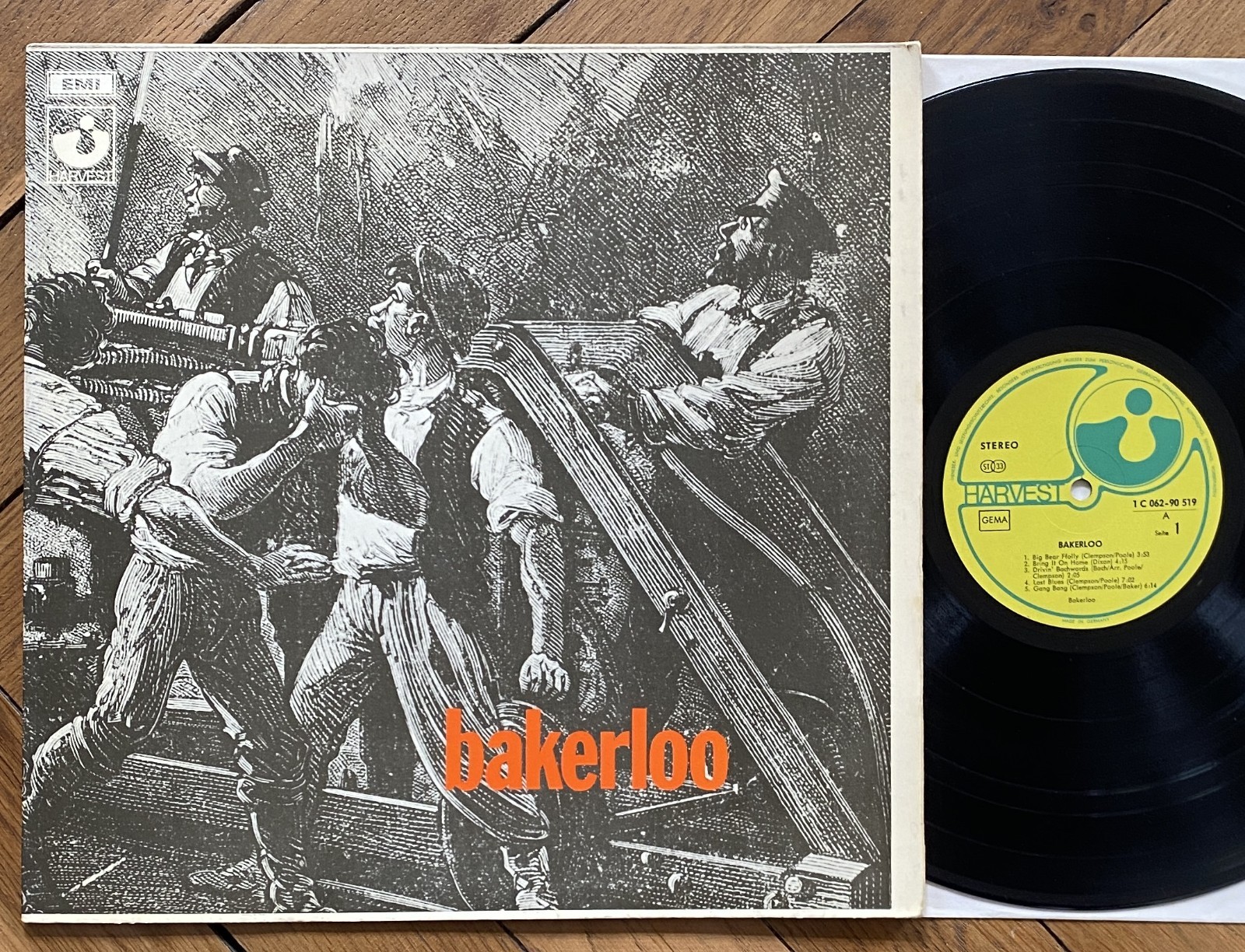 BAKERLOO FIRST LP Germany 1969 VG  