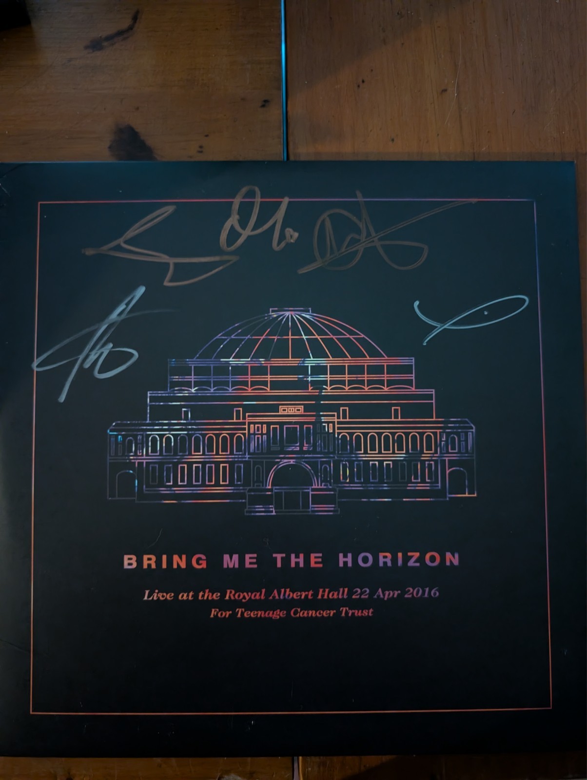 bring me the horizon live at royal Albert hall vinyl autographed
