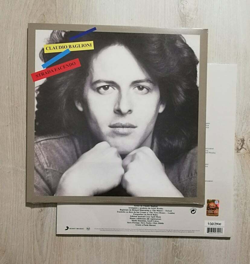 Claudio Baglioni STRADA FACENDO LP33 12  Azzurro Limited Ed. 439/500 Ristampa 