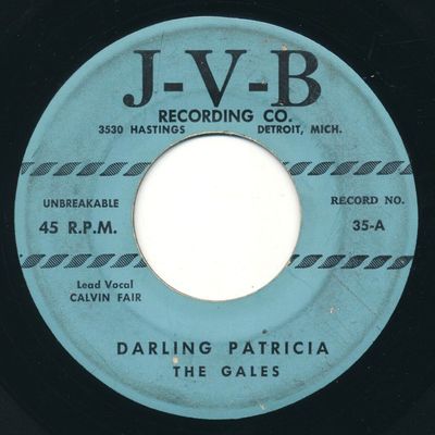 GALES Darling Patricia   All Is Well JVB Rare Detroit Doo Wop 45 Hear