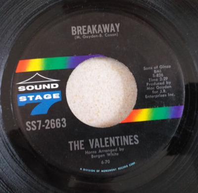 Northern Soul The Valentines  Breakaway Sound Stage7  Original