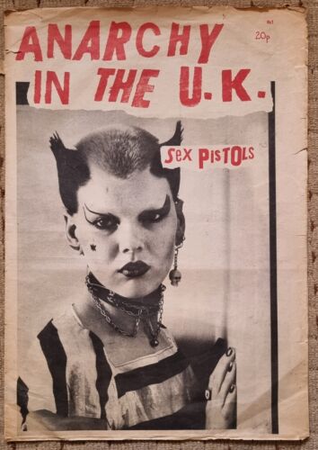 ANARCHY IN THE U.K. Fanzine 1976 - Sex Pistols, Sue Catwoman, Punk. Rare 