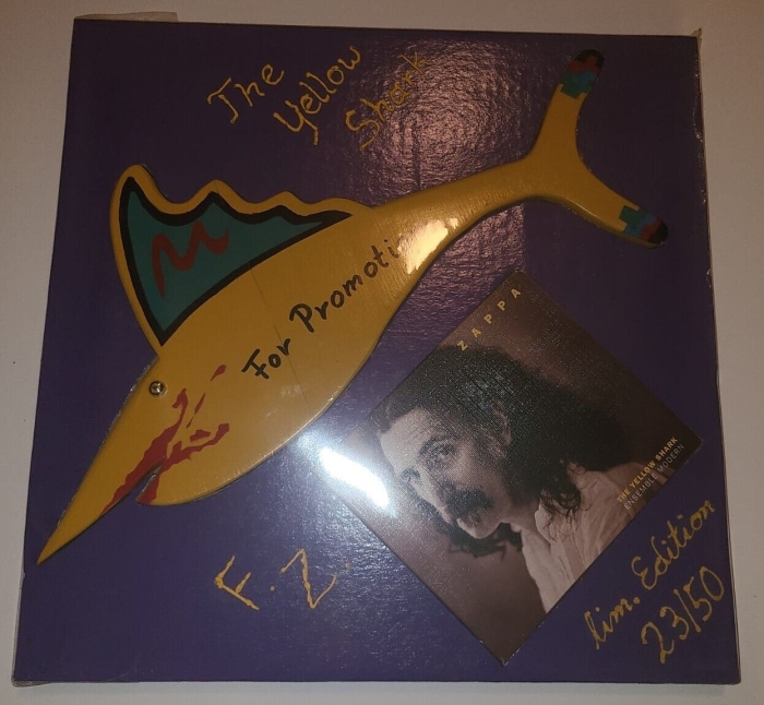 ZAPPA STILL SEALED: The Yellow Shark Promo - 1 CD   wooden shark - NEW