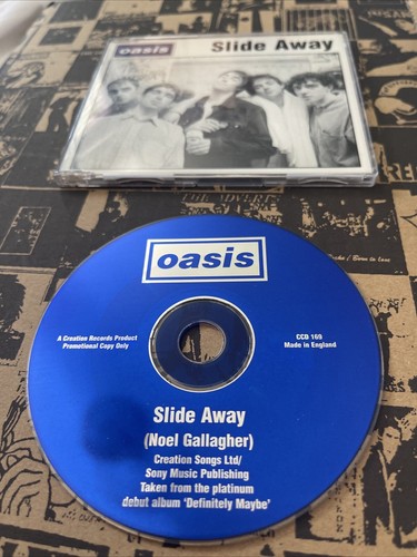 Oasis RARE Slide Away Promo CD