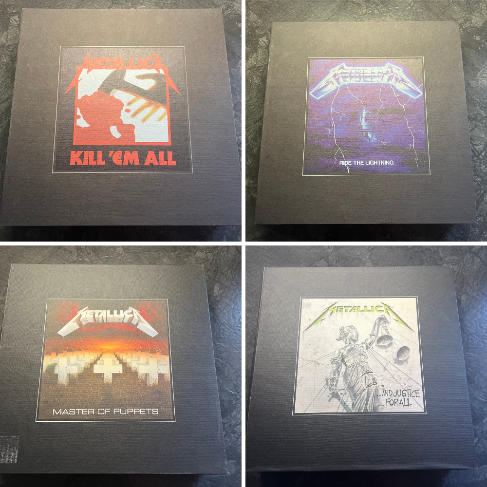 Metallica Ltd. Deluxe Vinyl Box Sets: Kill, Ride, Puppets, Justice - unplayed 