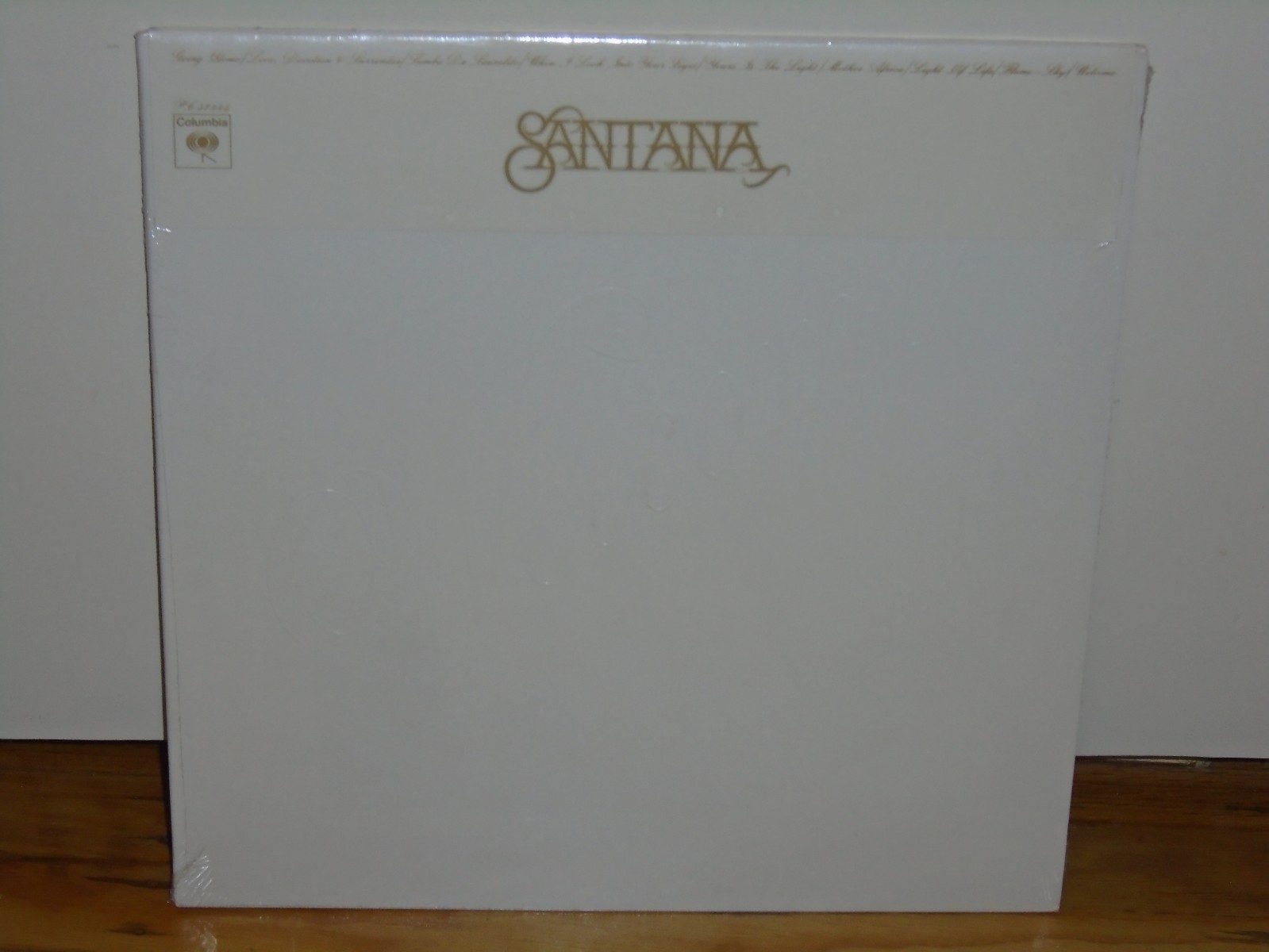 Santana - Welcome - COLUMBIA LP Sealed die-cut cover