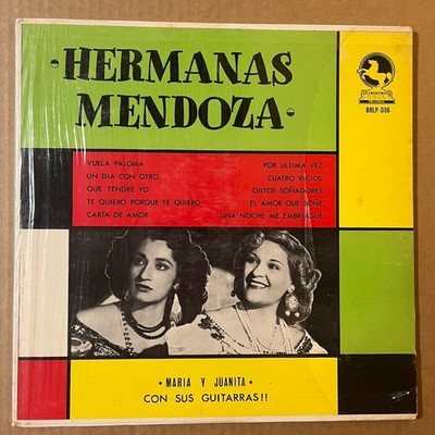 HERMANAS MENDOZA  Maria Y Juanita Con Sus Guitarras   62 Bronco Spanish Ranchera