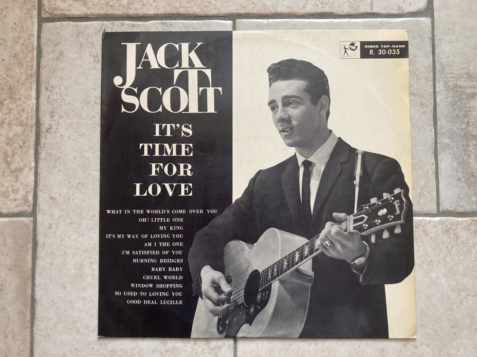Jack Scott   It s Time For Love   Vinile LP 33giri   1960 Top Rank Italy RARE   