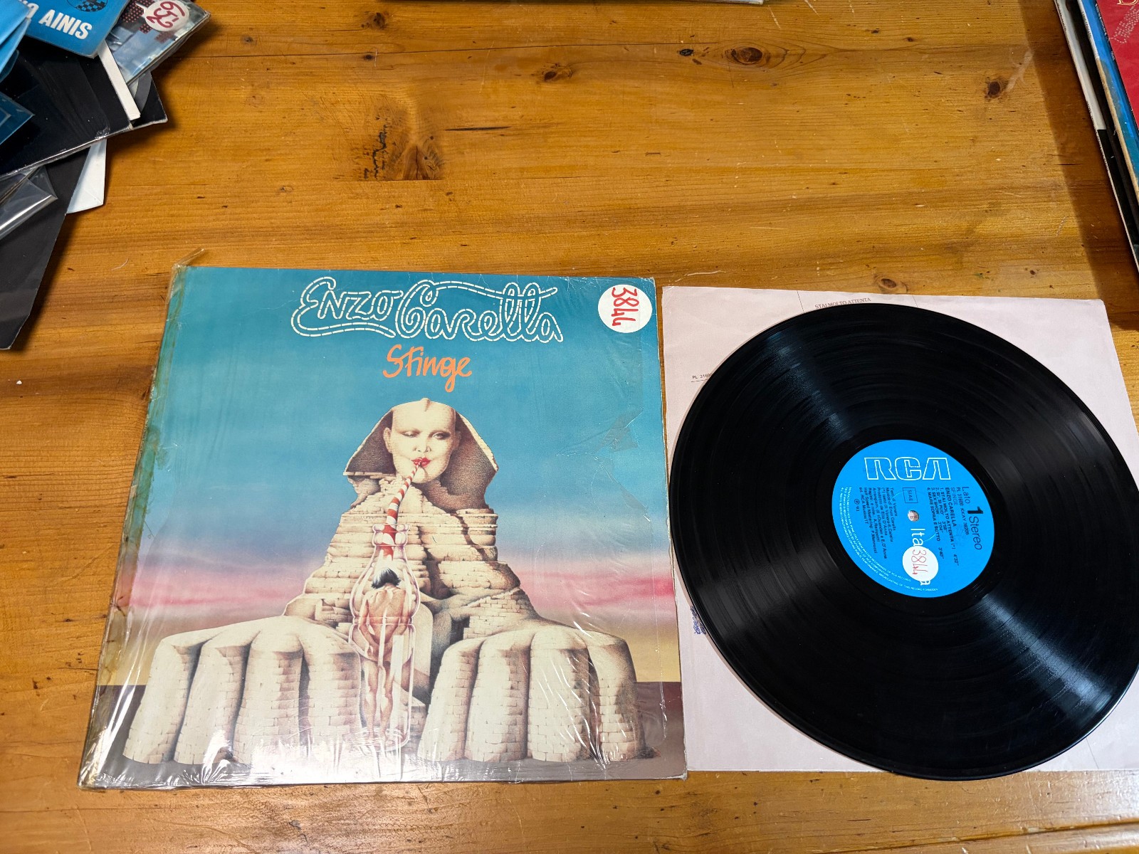 LP ITALY 1981 1st RARO Enzo Carella     Sfinge ITALIAN PROG