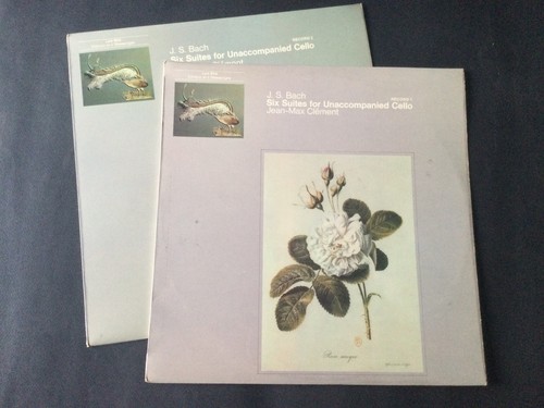 OLS 133/134 . Bach 6 Cello Suites . JEAN-MAX CLEMENT . 2 LP Stereo
