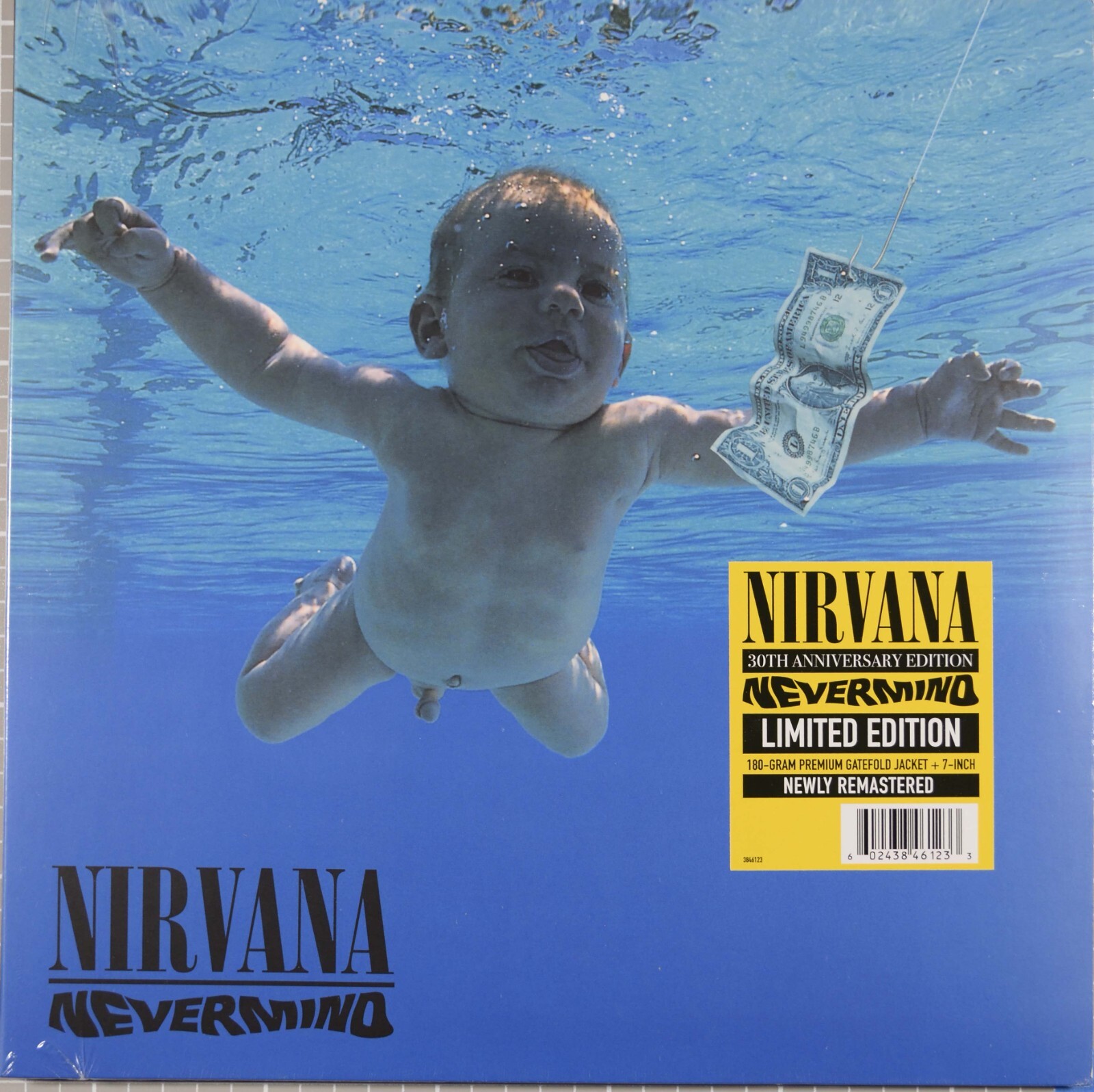 Nirvana     Nevermind  LP 7   2021 180g, 30th Anniv, Mint, sealed