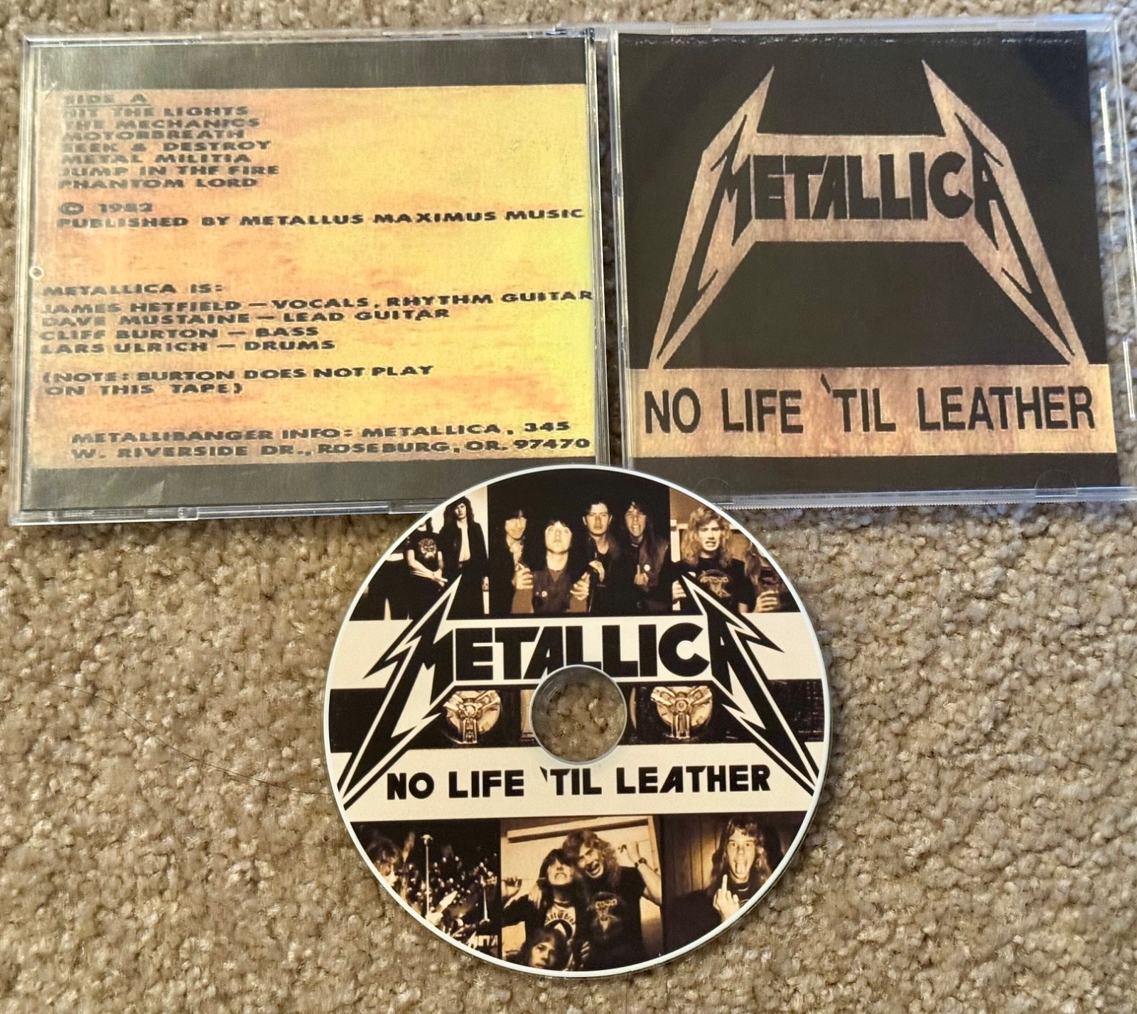METALLICA    NO LIFE TIL LEATHER    CD