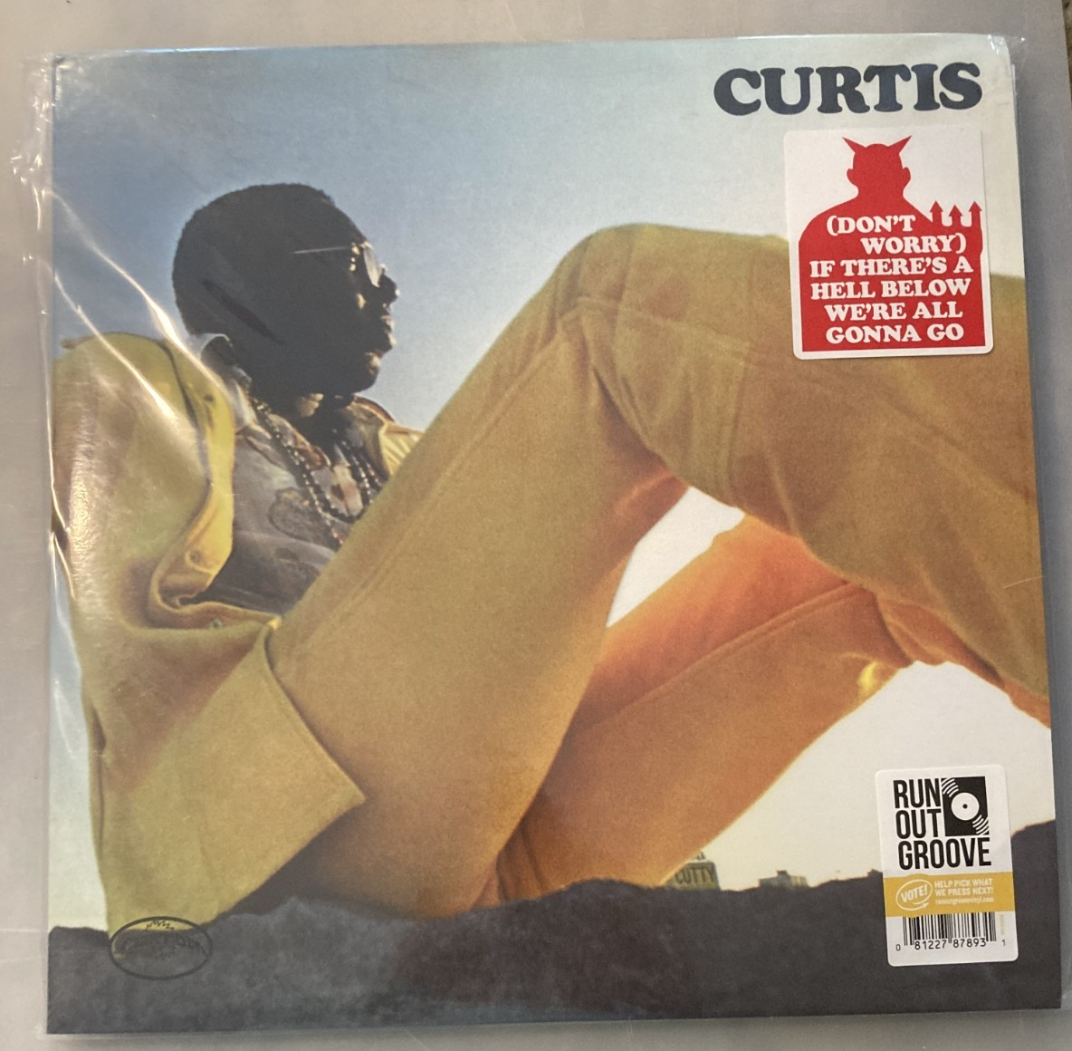 CURTIS MAYFIELD CURTIS US 2-LP 2021 RUN OUT GROOVE YELLOW SLIP MAT