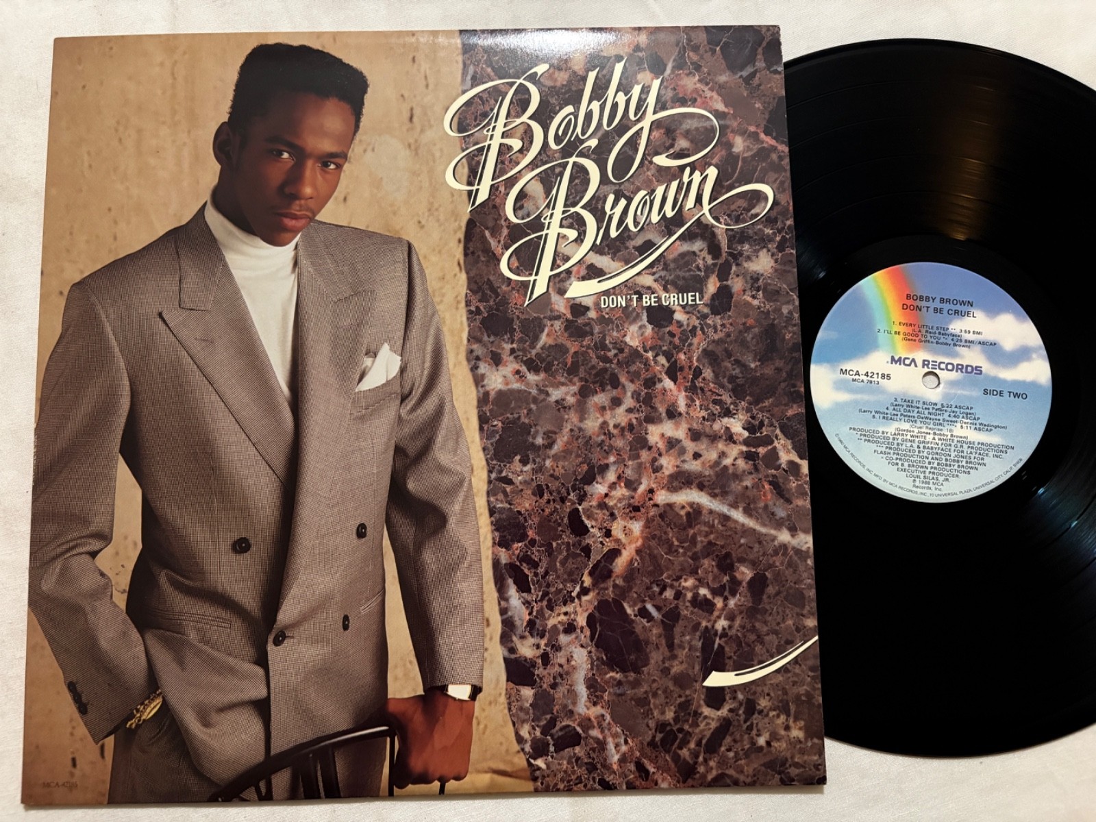 Bobby Brown     Don t Be Cruel LP  EX   1st US Press  MCA