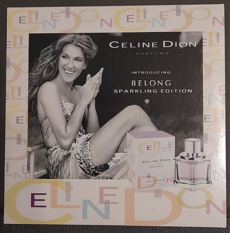 CD SINGLE PROMO - CELINE DION - BELONG SPARKLING EDITION - TRES RARE - NEUF EMB