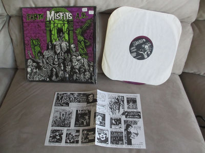 Misfits  Earth AD   Wolf s Blood  Hell Bent 1983 PL9 02 Plan 9 purple vinyl 12 