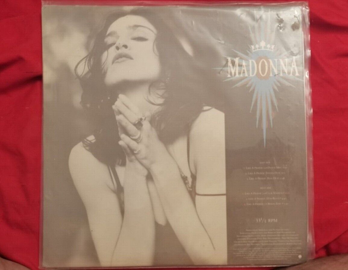 Madonna LIKE A PRAYER Promo 12'' Maxi 45 Tours Disque Vinyle 6 titres USA 1989