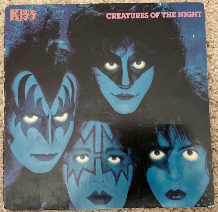 KISS - Creatures of the Night - GOLD STAMP PROMO - NBLP 7270 - 1982 LP - RARE