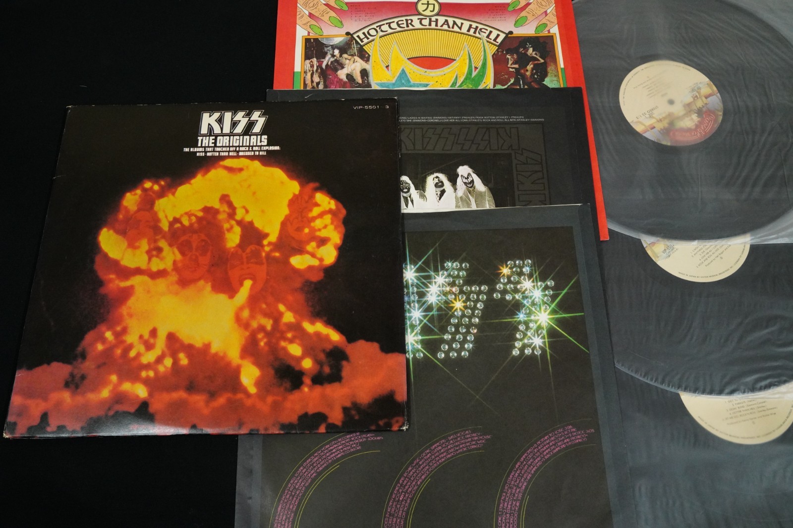 KISS - THE ORIGINALS - JAPAN VINYL 3LP VIP-5501-3