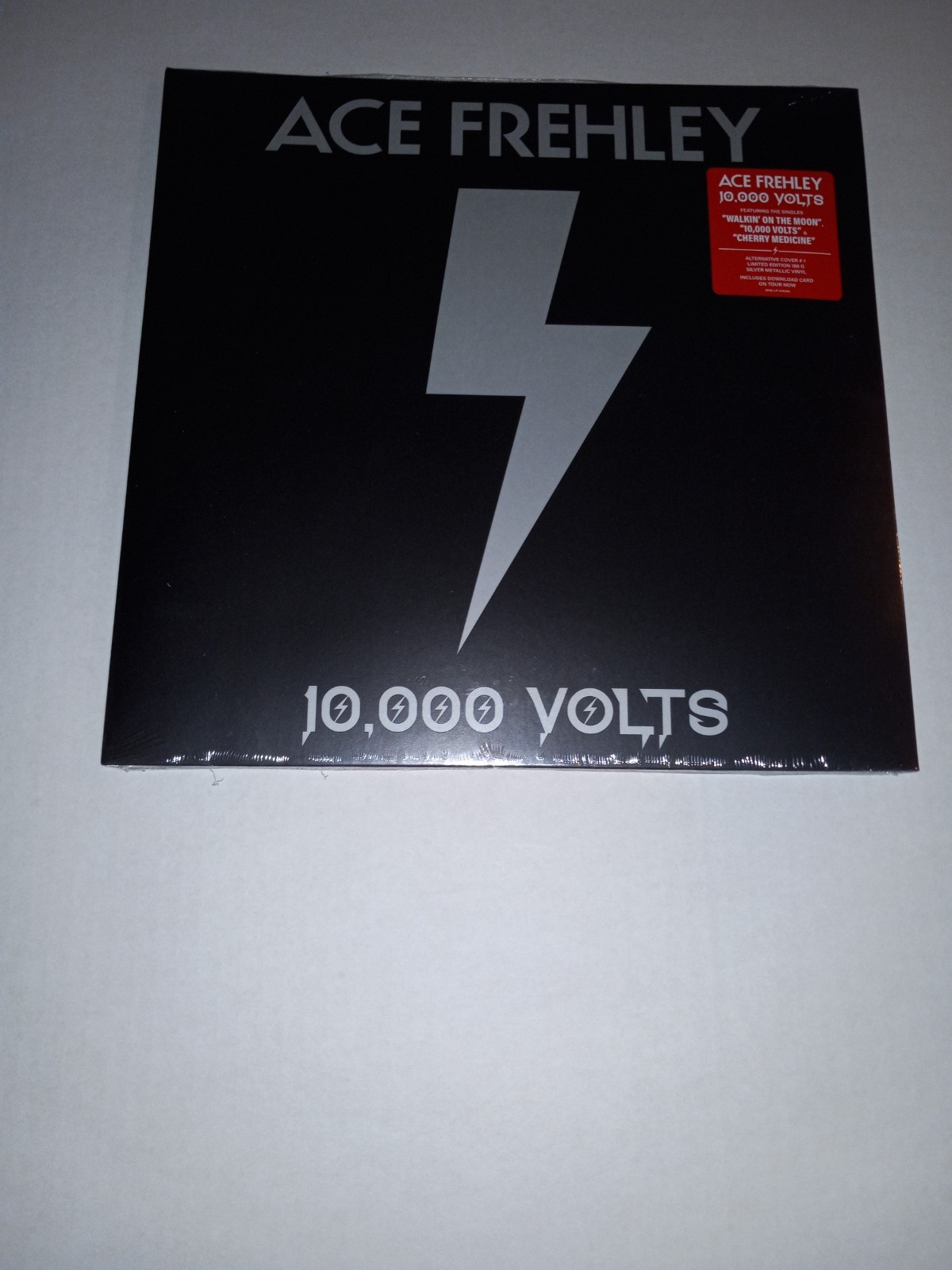 Ace Frehley 10000 Volts silver metallic alt cover vinyl Only 750 made sealed