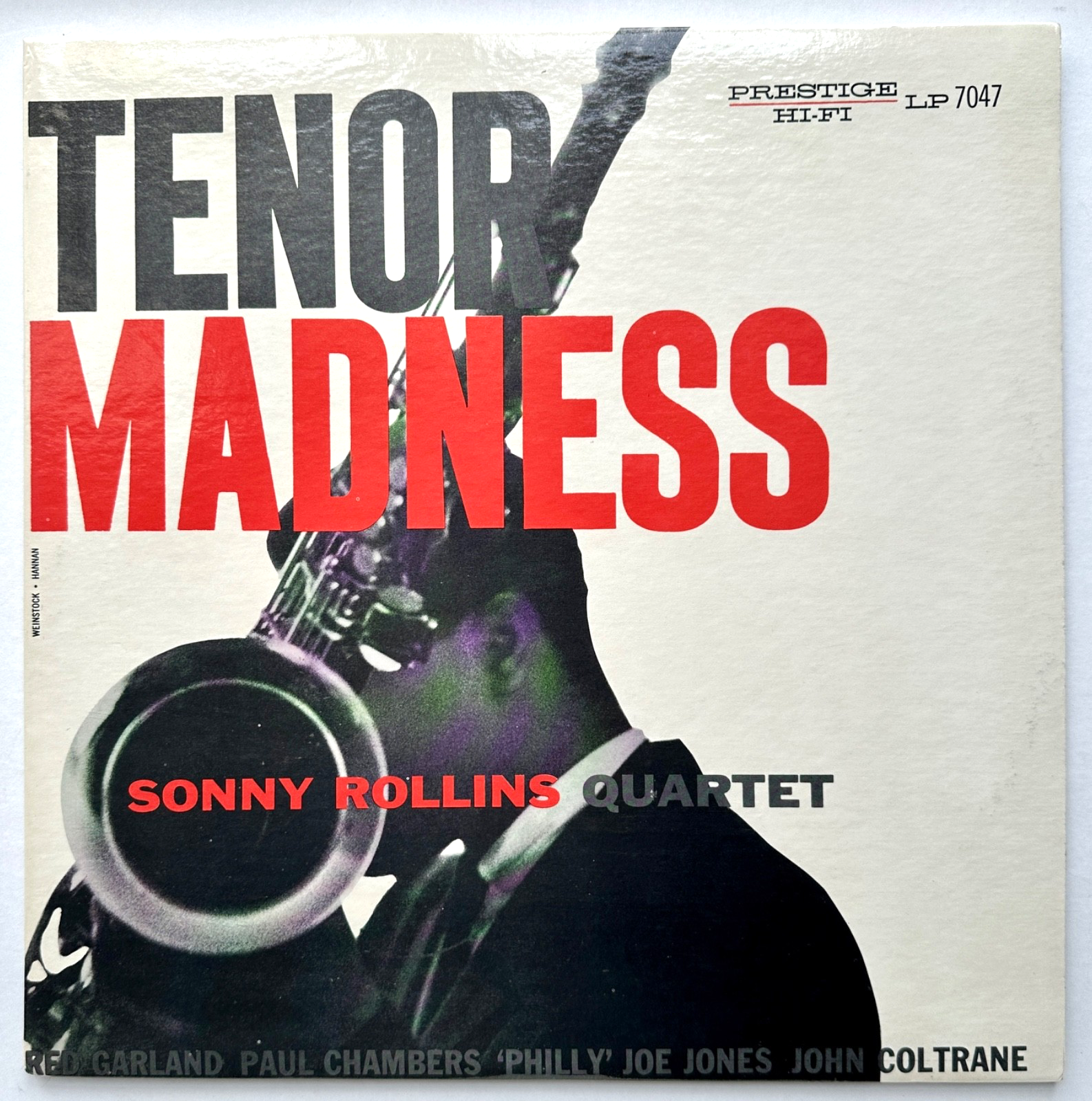 PRESTIGE LP 7047 - SONNY ROLLINS QUARTET - TENOR MADNESS.
