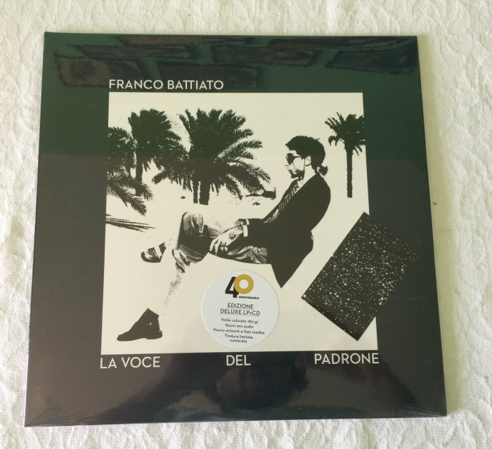 LP FRANCO BATTIATO LA VOCE DEL PADRONE 40TH LIMITED ORANGE   CD NUMBERED