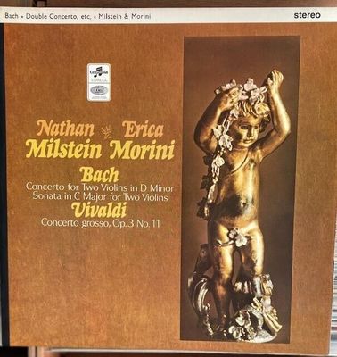 VERY RARE   SAX 2579 NATHAN MILSTEIN  ERICA MORINI BACH Sonate  VIVALDI concerto