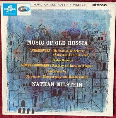COLUMBIA SAX 2563 NATHAN MILSTEIN  Music of old Russia  Violin works  NM RARE   