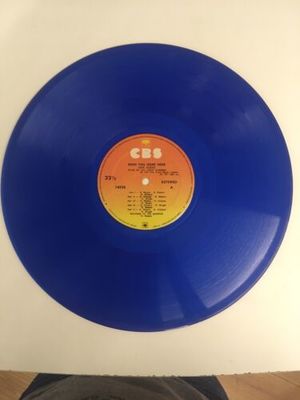 PINK FLOYD WISH YOU WERE HERE CBS Colombia BLUE VINYL ULTRA MEGA RARE 