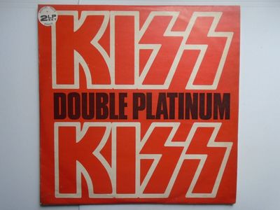 KISS   DOUBLE PLATINUM VINYL LP RARE RHODESIA NBL77001 1978 HARD ROCK COMP 