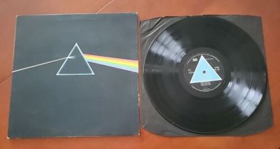 PINK FLOYD Dark Side Of The Moon   LP UK ORIG A2 B2 SOLID BLUE TRIANGLE