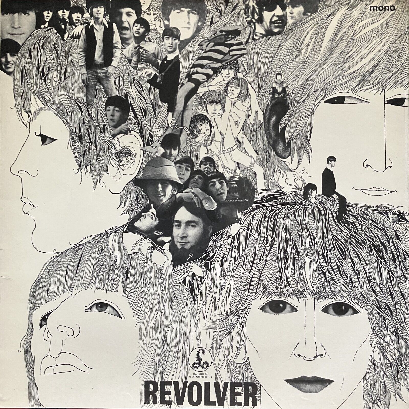 The Beatles Revolver mono vinyl LP