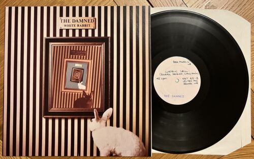 The Damned White Rabbit Rare ORIG W/L Testpress 12    Punk Sex Pistols R ARMSTRONG