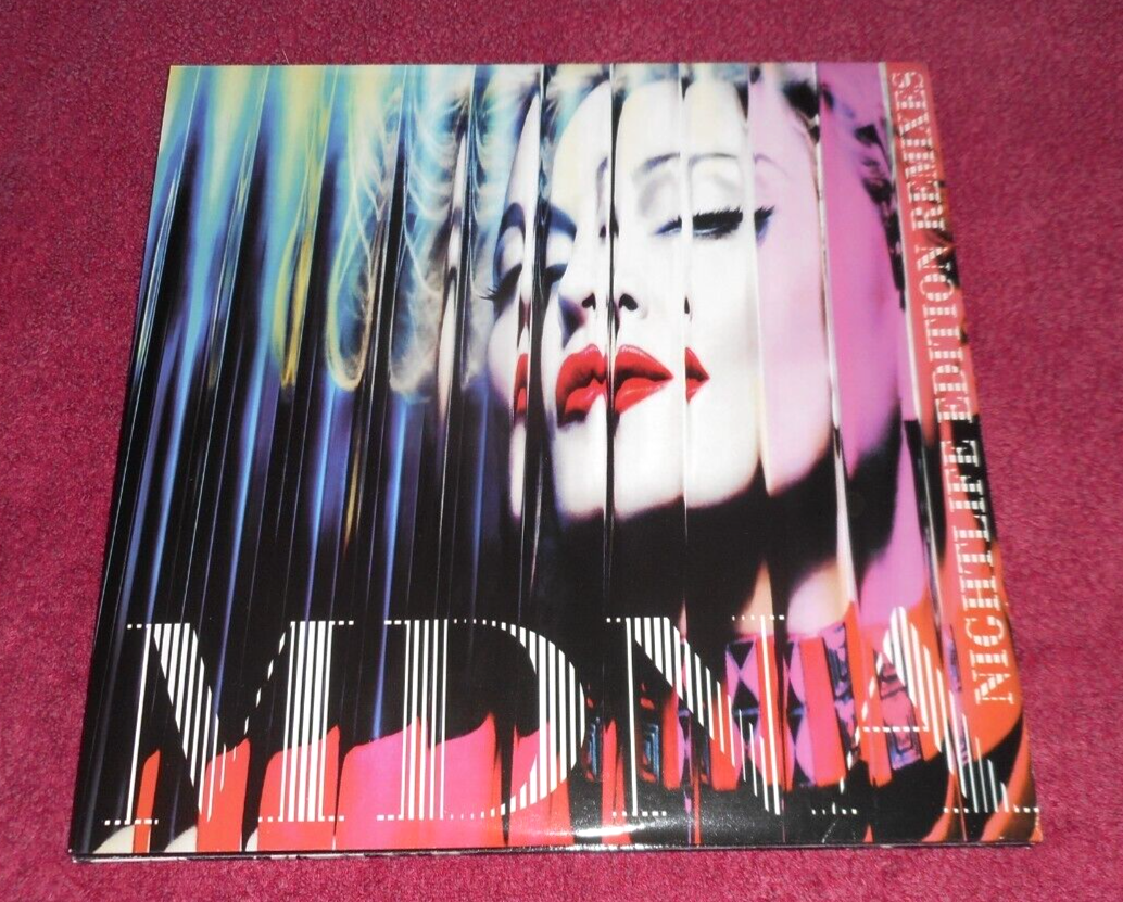 MADONNA- 2 LP-MDNA-NIGHTLIFE EDITION REMIXES-VINILE GIALLO-