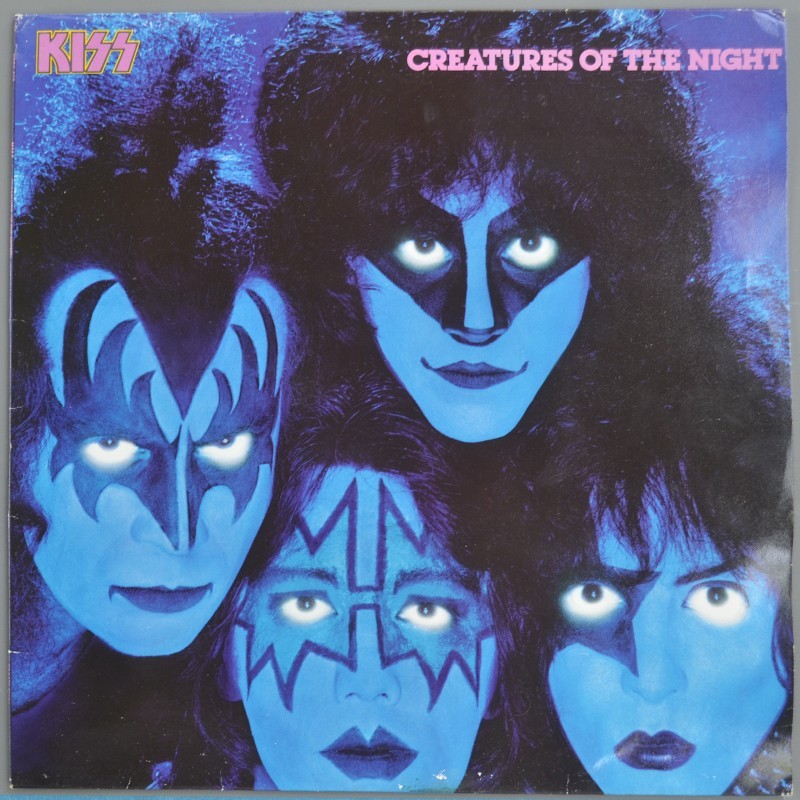 KISS LP 1982 Netherlands Creatures of The Night Vintage Ships From USA