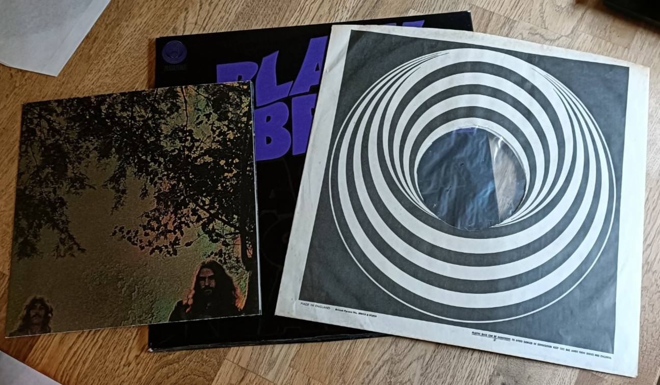 Black Sabbath LP Master Of Reality UK Vertigo 1st Press   MINT 38 GRAM POSTER