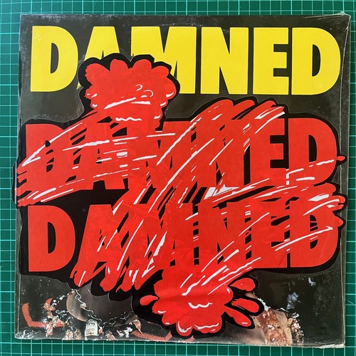 THE DAMNED 1st lp 1976 ARCHIVAL COPY RARE   SEALED  Hot Rods sleeve  stickered  