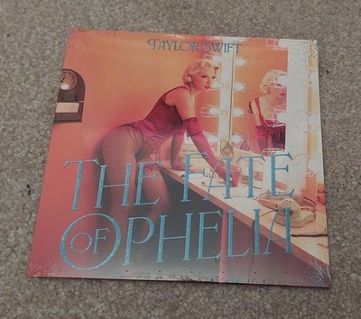 Taylor Swift The Fate Of Ophelia 7  Vinyl Orange Gold Glitter Still New   Sealed