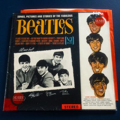The Beatles Songs  Pictures   Stories of the Fabulous US Orig 64 VJ Stereo Sears