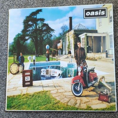 OASIS   BE HERE NOW 1997 UK 1st PRESS VINYL LP CRELP219 GREAT COPY TOP AUDIO