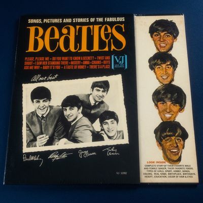 The Beatles Songs  Pictures   Stories of the Fabulous US Orig 64 Vee Jay Sealed