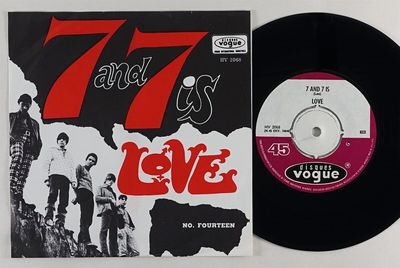 Love  7 And 7 Is  Garage Psych Rare Dutch Sleeve 45 Disques Vogue Holland HEAR