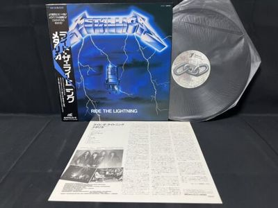 METALLICA RIDE THE LIGHTNING NEXUS K25P-501 VINYL JAPAN LP OBI EX/EX