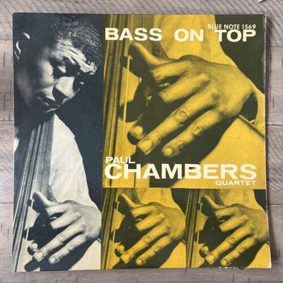 Paul Chambers Quartet  LP     Bass On Top  1ST PRESS  DG  RVG  RARE  MONO JAZZ EX