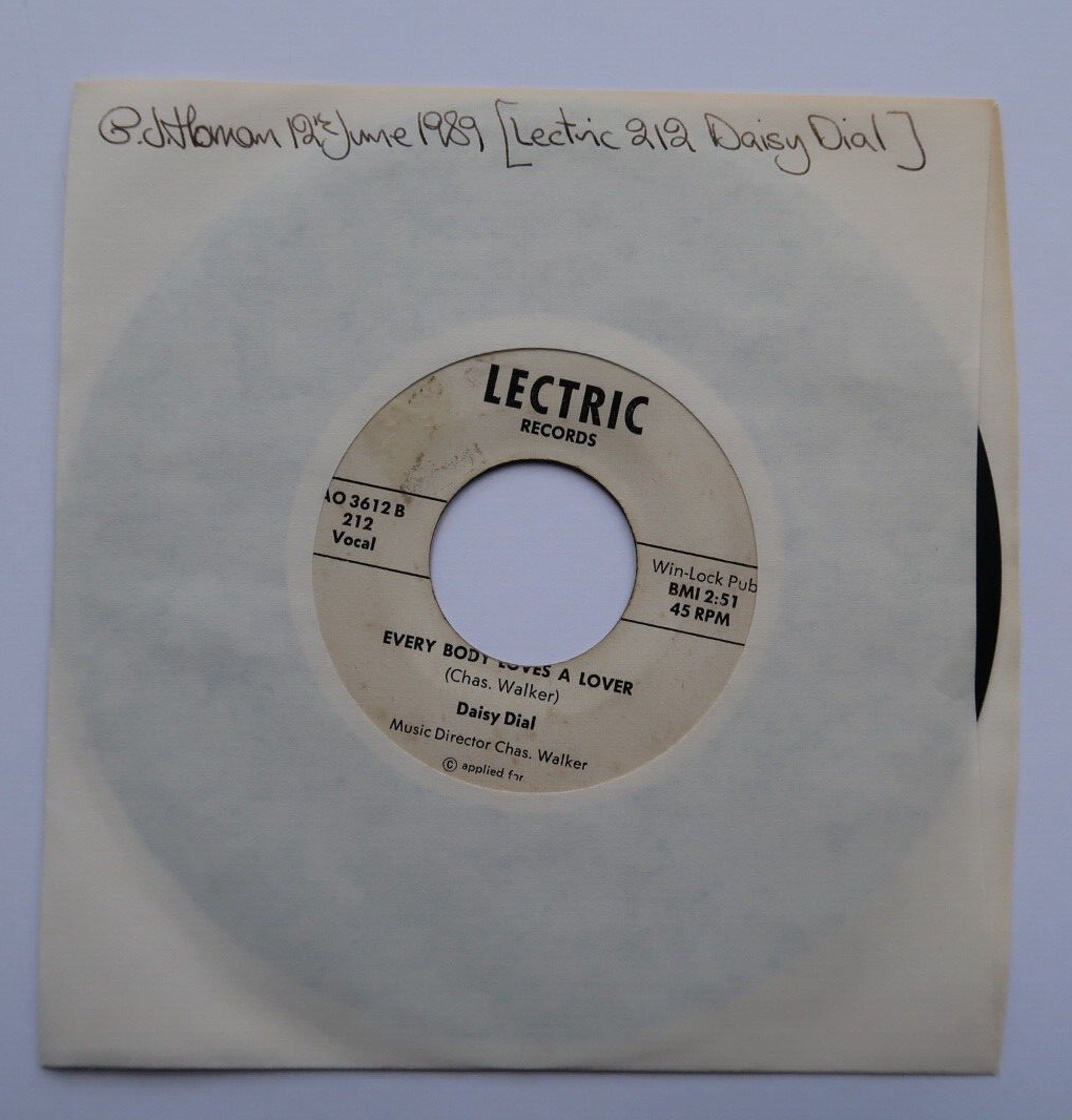 DAISY DIAL Everybody Loves A Lover Original US 45 Lectric RnB SOUL 7 LISTEN