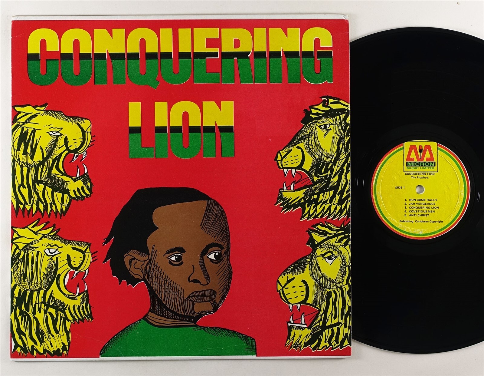 Prophets  Conquering Lion  Reggae LP Micron Rare OG 1st Press