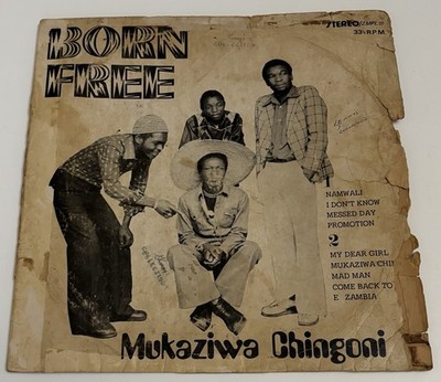 Born Free - Promotion - ZMP Zambia LP - Zambia Psych  GRAIL