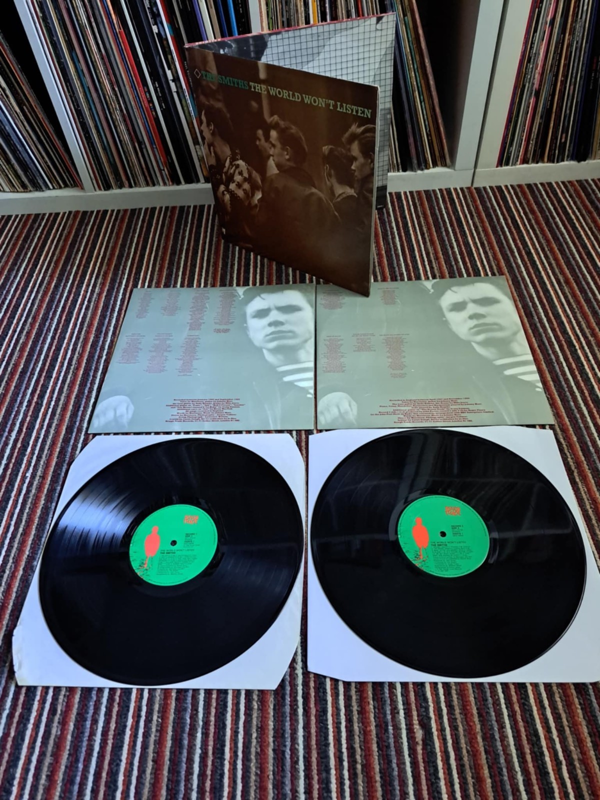 The Smiths The world won t listen Australian original double vinyl Lp Rare